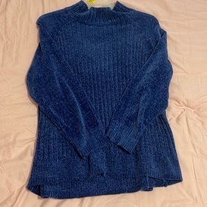 Very soft blue sweater!